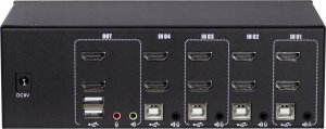 Przełącznik Inter-Tech Intertech IPC KVM SWITCH AS-42HA HDMI/METAL IN 2