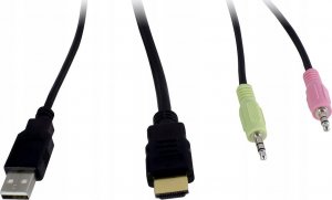 Przełącznik Inter-Tech Intertech IPC KVM SWITCH AS-42HA HDMI/METAL IN 3