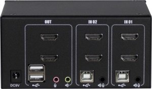 Przełącznik Inter-Tech Intertech IPC KVM SWITCH AS-22HA HDMI/METAL IN 2