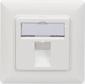 Digitus Assmann DIGITUS FACEPLATE FOR KEYSTONE/JACKS 1XRJ45 80X80MM 2