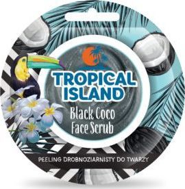 Marion Tropical Island Peeling drobnoziarnisty do twarzy Black Coco 8g 1
