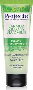 Perfecta Oczyszczanie Peeling gruboziarnisty Jarmuż i Zielony Jęczmień 75 ml 1
