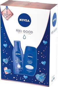 Nivea Nivea Zestaw prezentowy Feel Good (żel p/pr.Creme 250ml+mleczko d/ciała odżywcze 250ml) 1