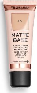 Makeup Revolution Matte Base Fundation F8 28ml 1