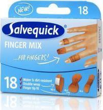Salvequick  Salvequick Plastry Finger Mix 1op.-18szt 1