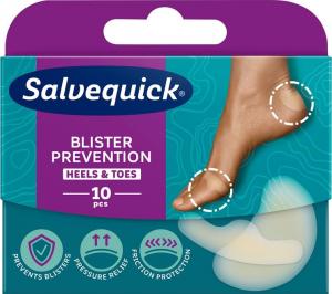 Salvequick  Salvequick Plastry Foot Care na pęcherze i otarcia 1op.-10szt 1