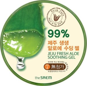 theSaem Krem do twarzy Jeju Fresh Aloe Soothing Gel nawilżający żel aloesowy 300ml 1