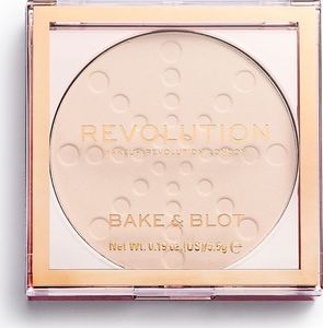 Makeup Revolution Bake&Blot Puder Prasowany Translucent 1