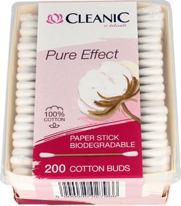 Cleanic Cleanic Patyczki higieniczne Pure Effect 1op.-200szt 1