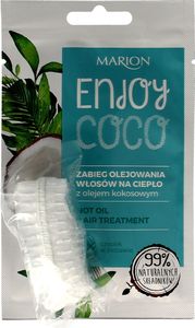 Marion Enjoy Coco Zabieg olejowania włosów na ciepło z olejem kokosowym 20ml 1