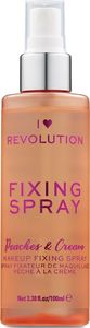 Makeup Revolution Mgiełka utrwalająca Fixing Spray Peaches & Cream 100 ml 1