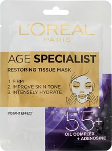 L’Oreal Paris DERMO EX WIEKU 55+ Maska na płachcie 1