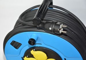 Hilark PRZEDŁUŻACZ WZMOCNIONY NA BĘBNIE 3x2,5 10M ZWIJAK 3