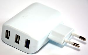 Ładowarka Hilark SZYBKA SIECIOWA 3xUSB mocna 3.4A 1