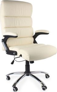 Krzesło biurowe Giosedio BSD006 Kremowe 1