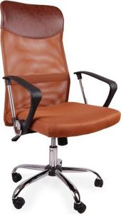 Krzesło biurowe Giosedio BSX003 Brązowe 1