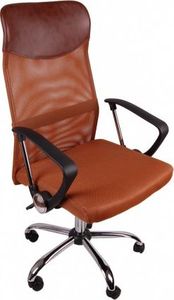 Krzesło biurowe Giosedio BSX003 Brązowe 4