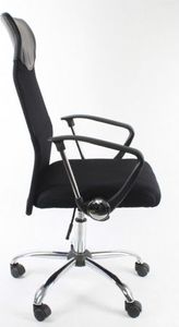 Krzesło biurowe Giosedio BSX004 Czarne 3