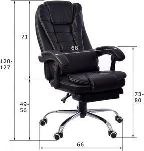 Krzesło biurowe Giosedio FBK001 Czerwone 6