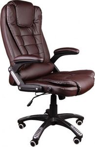 Krzesło biurowe Giosedio BSB003 Brązowe 1