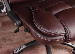 Krzesło biurowe Giosedio BSB003 Brązowe 3