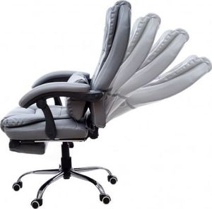 Krzesło biurowe Giosedio FBK011 Szare 2