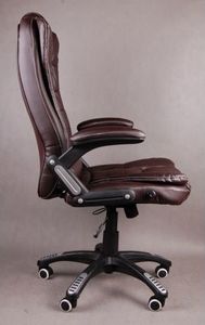 Krzesło biurowe Giosedio BSB003M Brązowe 2