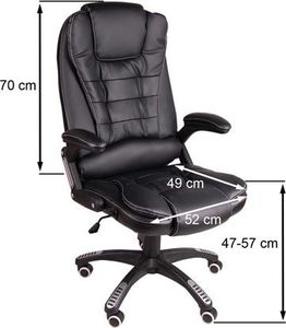 Krzesło biurowe Giosedio BSB003M Brązowe 6