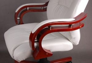 Krzesło biurowe Giosedio Białe 2