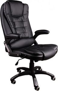 Krzesło biurowe Giosedio BSB004W Czarne 1