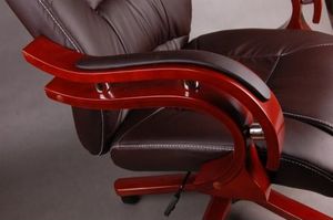 Krzesło biurowe Giosedio BSL003M Brązowe 2