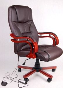 Krzesło biurowe Giosedio BSL003M Brązowe 4