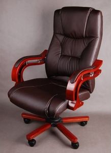 Krzesło biurowe Giosedio BSL003 Brązowe 3