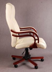 Krzesło biurowe Giosedio BSL005M Kremowe 2