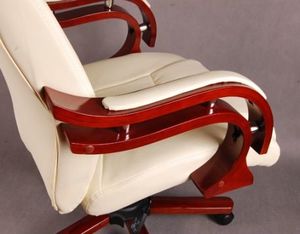 Krzesło biurowe Giosedio Białe 3