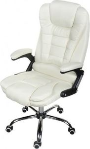 Krzesło biurowe Giosedio FBJ005 Beżowe 4