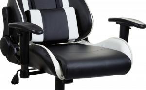 Fotel Giosedio GSA042 czarno-biały 3