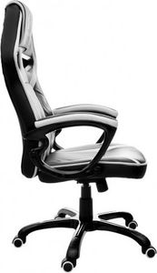 Fotel Giosedio GPR042 czarno-biały 3