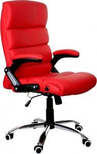 Krzesło biurowe Giosedio BSD001 Czerwone 1
