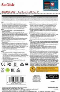 Pendrive SanDisk Ultra Dual Drive Go, 32 GB  (SDDDC3-032G-G46) 5