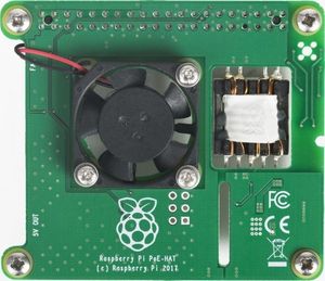 Raspberry Pi Zasilanie przez Ethernet PoE HAT Raspberry Pi 3B+/4B (rb-poehead2) 1