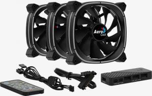 Wentylator Aerocool Astro 12 Pro 3-pack + HUB + Pilot (ACF3-AT10217.02) 2