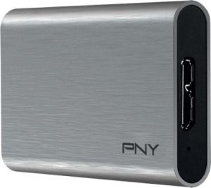 Dysk zewnętrzny SSD PNY Elite 480GB Srebrny (PSD1CS1050S-480-RB) 1