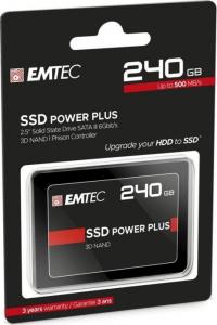Dysk SSD Emtec X150 Power Plus 240GB 2.5" SATA III (ECSSD240GX150) 3