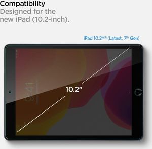 Spigen SZKŁO HARTOWANE SPIGEN GLAS.TR SLIM IPAD 10.2 2019 2