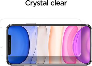 Spigen SZKŁO HARTOWANE SPIGEN ALM GLASS FC IPHONE 11 BLACK 4