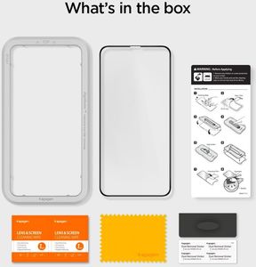 Spigen SZKŁO HARTOWANE SPIGEN ALM GLASS FC IPHONE 11 BLACK 7