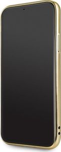 Guess Guess GUHCN58PEOLGGO iPhone 11 Pro złoty/gold hard case 4G Peony Liquid Glitter 6
