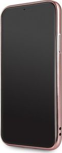 Guess Guess GUHCN58PEOLGPI iPhone 11 Pro różowo-złoty/rose-gold hard case 4G Peony Liquid Glitter 6