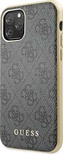 Guess Guess GUHCN58G4GG iPhone 11 Pro szary/grey hard case 4G Collection 2